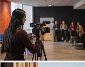Campus media and presentation session